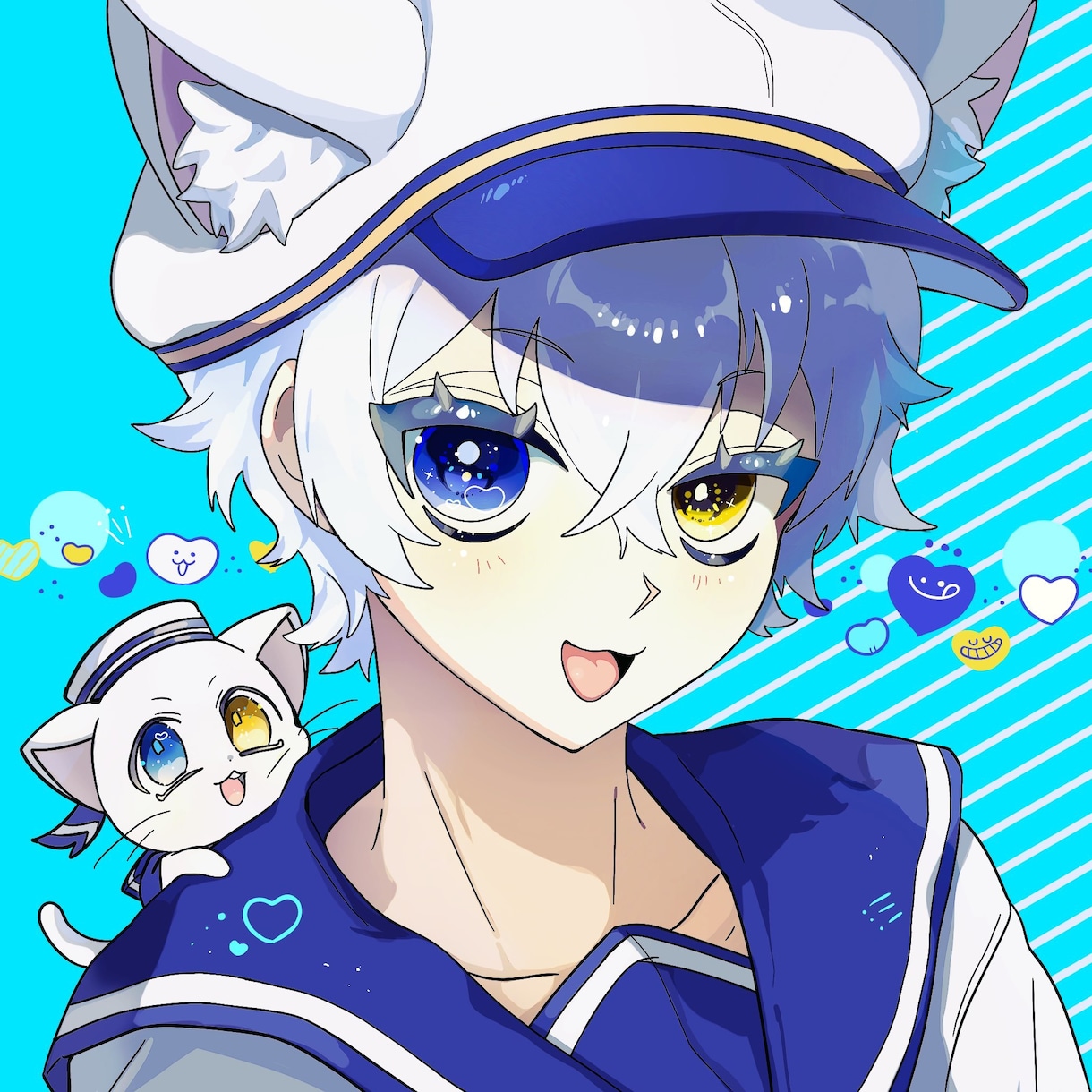 SNS向けアイコンサイズのイラストを描きます 配信、SNSアイコンにピッタリなオリジナルイラスト イメージ3
