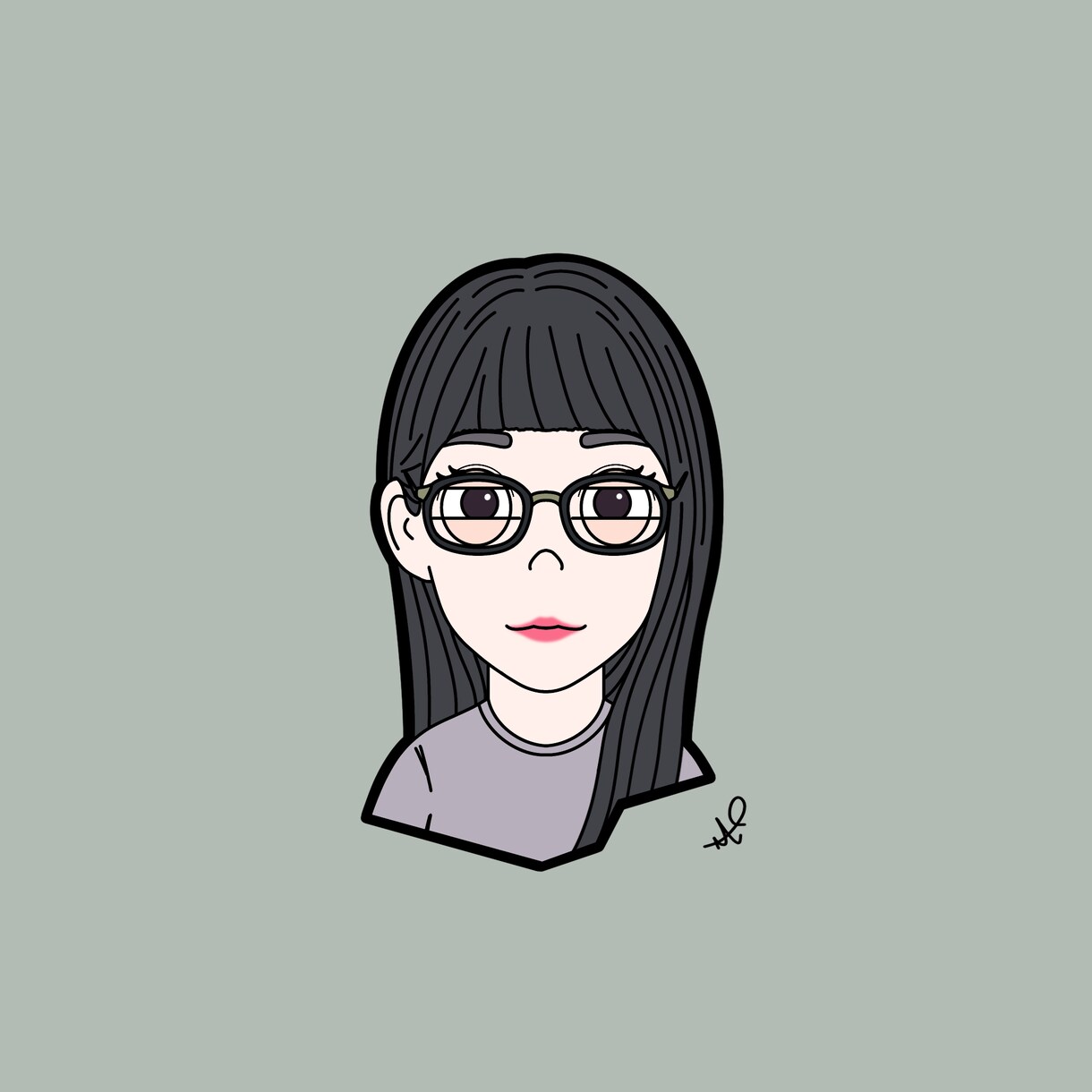 最短１日！おしゃれな似顔絵イラスト描きます お写真・顔画像を元に、似顔絵イラスト・アイコン描きます！ イメージ2