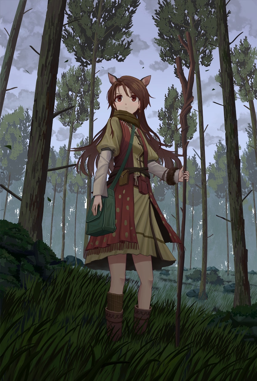 背景、キャラクター+背景の一枚絵の作成承ります ストーリー、世界観等を表現するのが得意です。 イメージ3