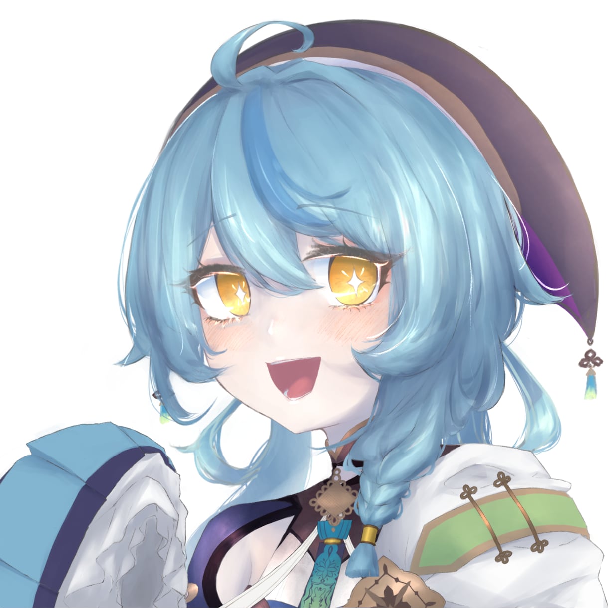 今だけ実績作りの為お安くイラスト描かせて頂きます バストアップ(手有り)でのお値段です イメージ2
