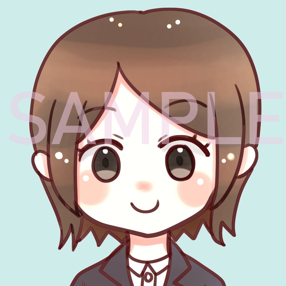 ポップな似顔絵アイコンお描きします ご自身や推しの似顔絵を最短3日で納品します。 イメージ4