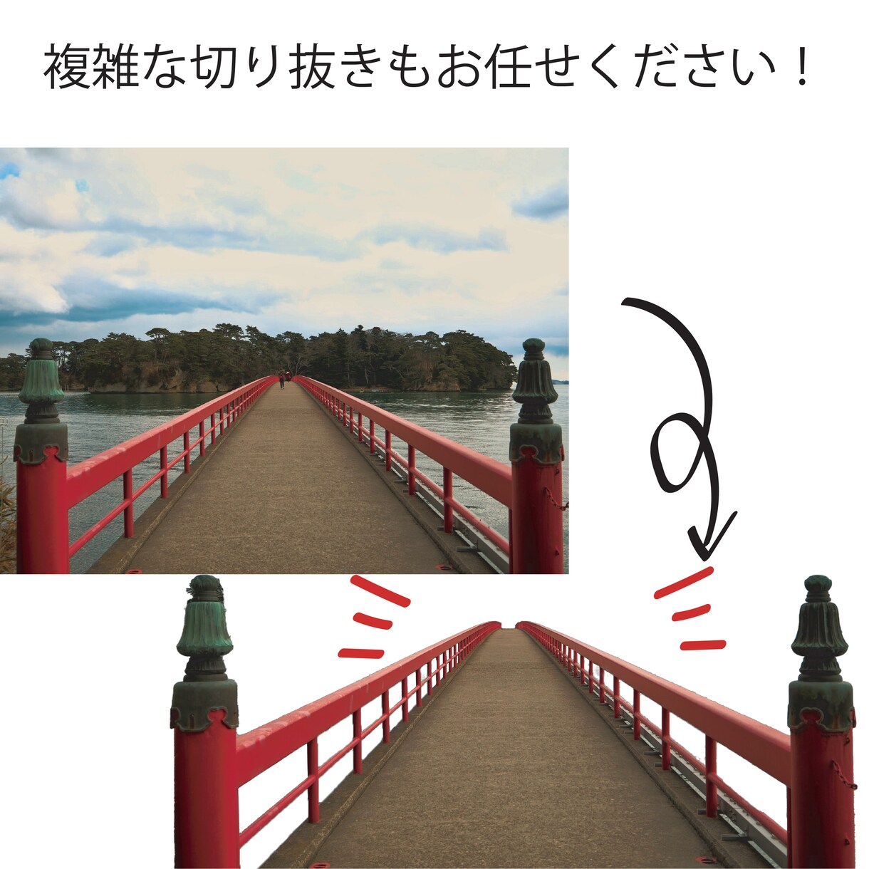 背景透過いたします 複雑な背景も綺麗に透過・切り抜きします！ イメージ2