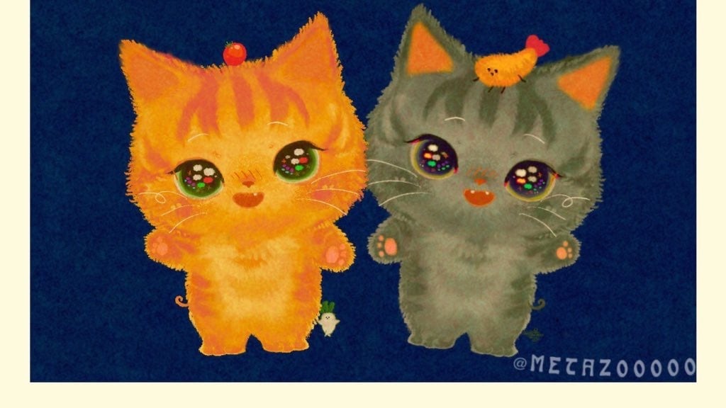 お目目キラキラかわいい系ペットイラスト制作します 貴方の愛するペットをメルヘンチックなイラストで描きます イメージ2