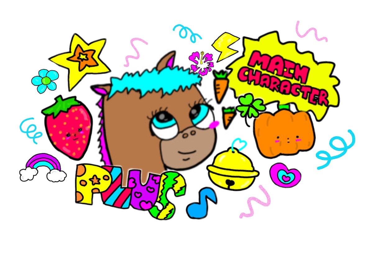 カラフルPOPにイラストやロゴ手書きします カラフルポップ手書きオリジナルイラスト文字 イメージ1