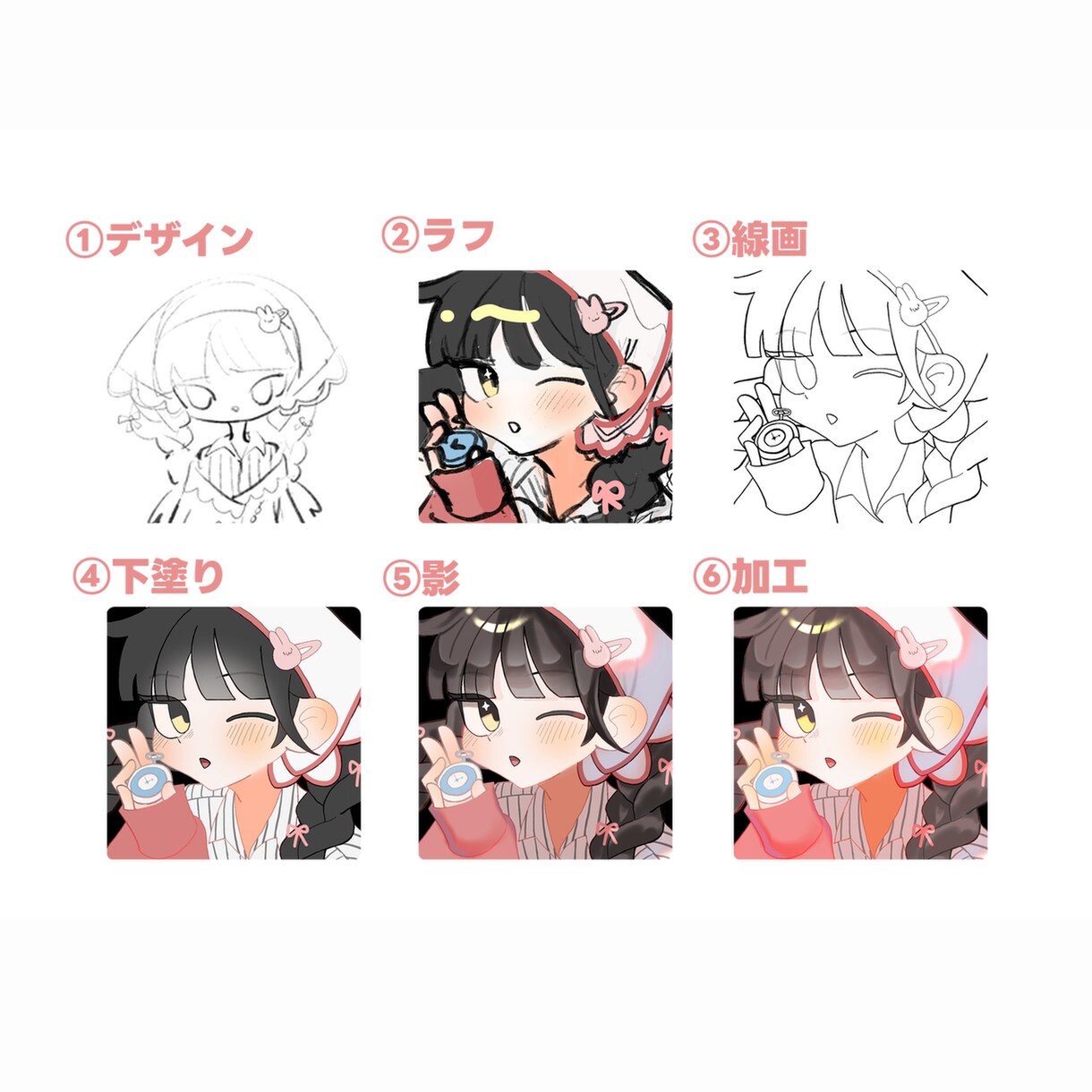 高クオリティのデフォルメイラストを描きます 配信活動のアイコンやスタンプに！ イメージ7