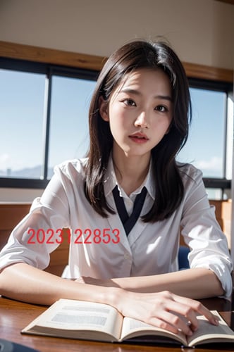 AIで作成した教室で勉強する女子高生写真販売します 実写では撮影、商用利用が難しい教室で勉強する女子高生写真販売 イメージ4