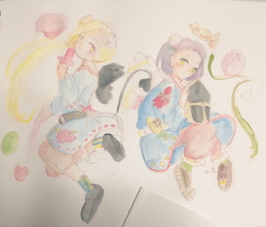 あなたの推しキャラオリキャラなんでも描きます 色鉛筆や水彩であなたのためだけに❣ イメージ3