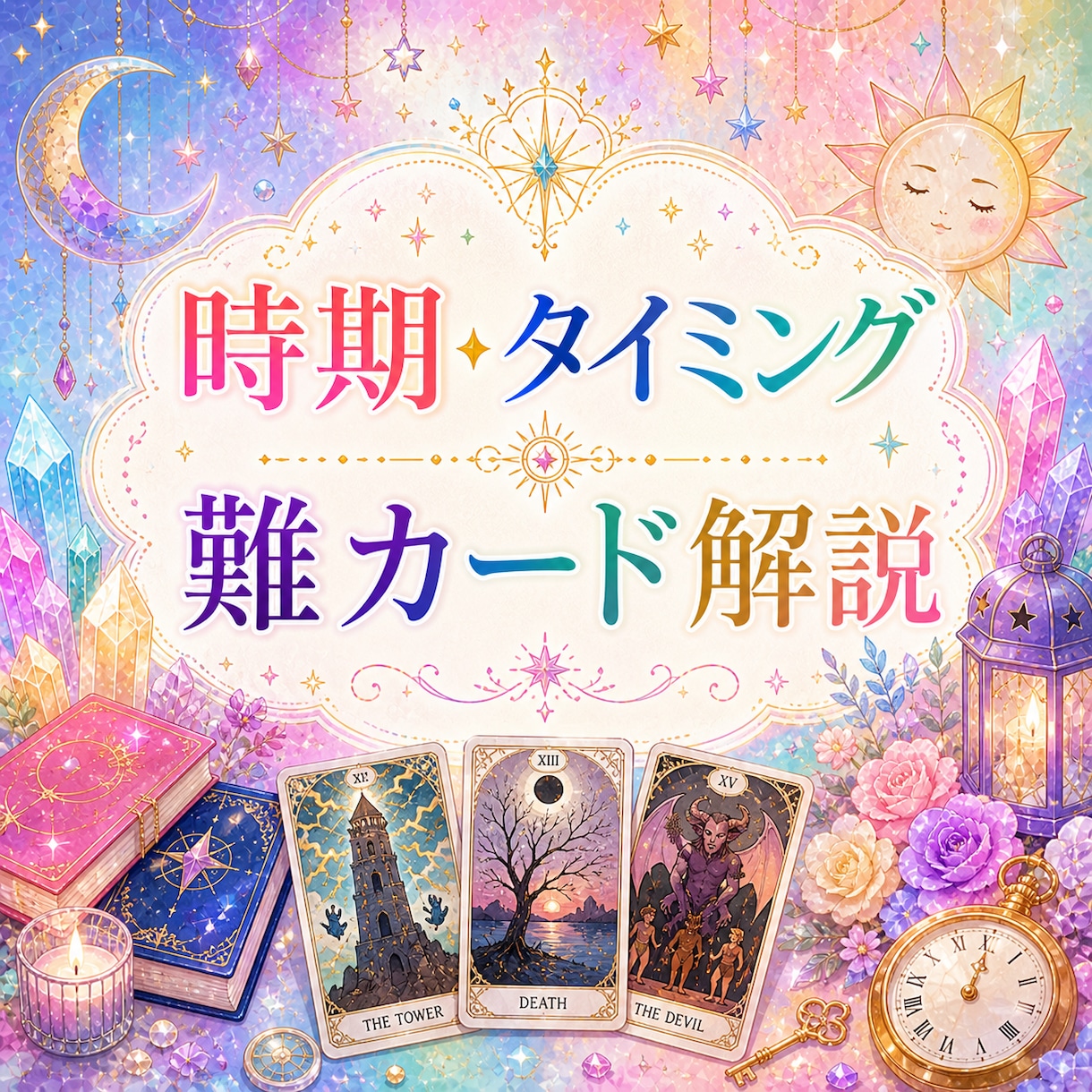 ルノルマン組み合わせ意味一覧教えます グランタブローリーディングの読み方動画付き イメージ2
