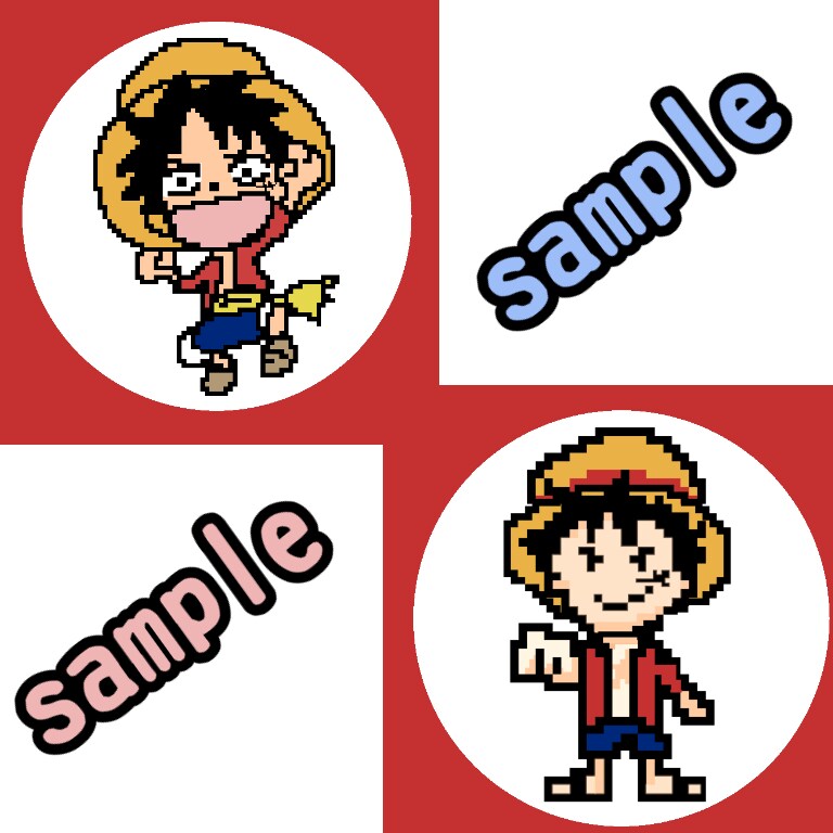 ドット絵風◾︎◻︎◾︎イラストお描きします 〜✩似顔絵、ペット、キャラクターをドット絵風に✩〜 イメージ2