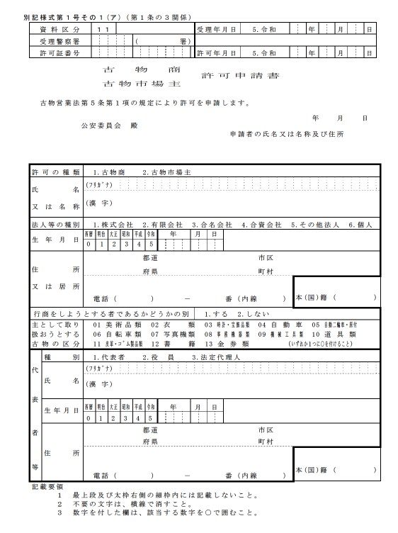 24時間納品／古物商許可の申請書類を作成します 個人も法人も、古物商許可申請を行政書士がしっかりとサポート！ イメージ5