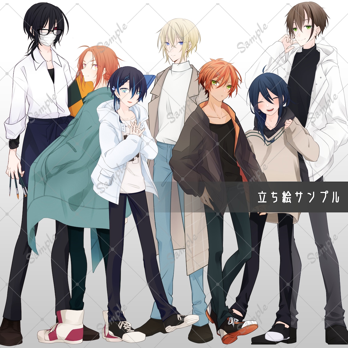 キャラクターイラスト、立ち絵製作いたします TRPG/ゲーム/VTuber 等　短納期対応可 イメージ3