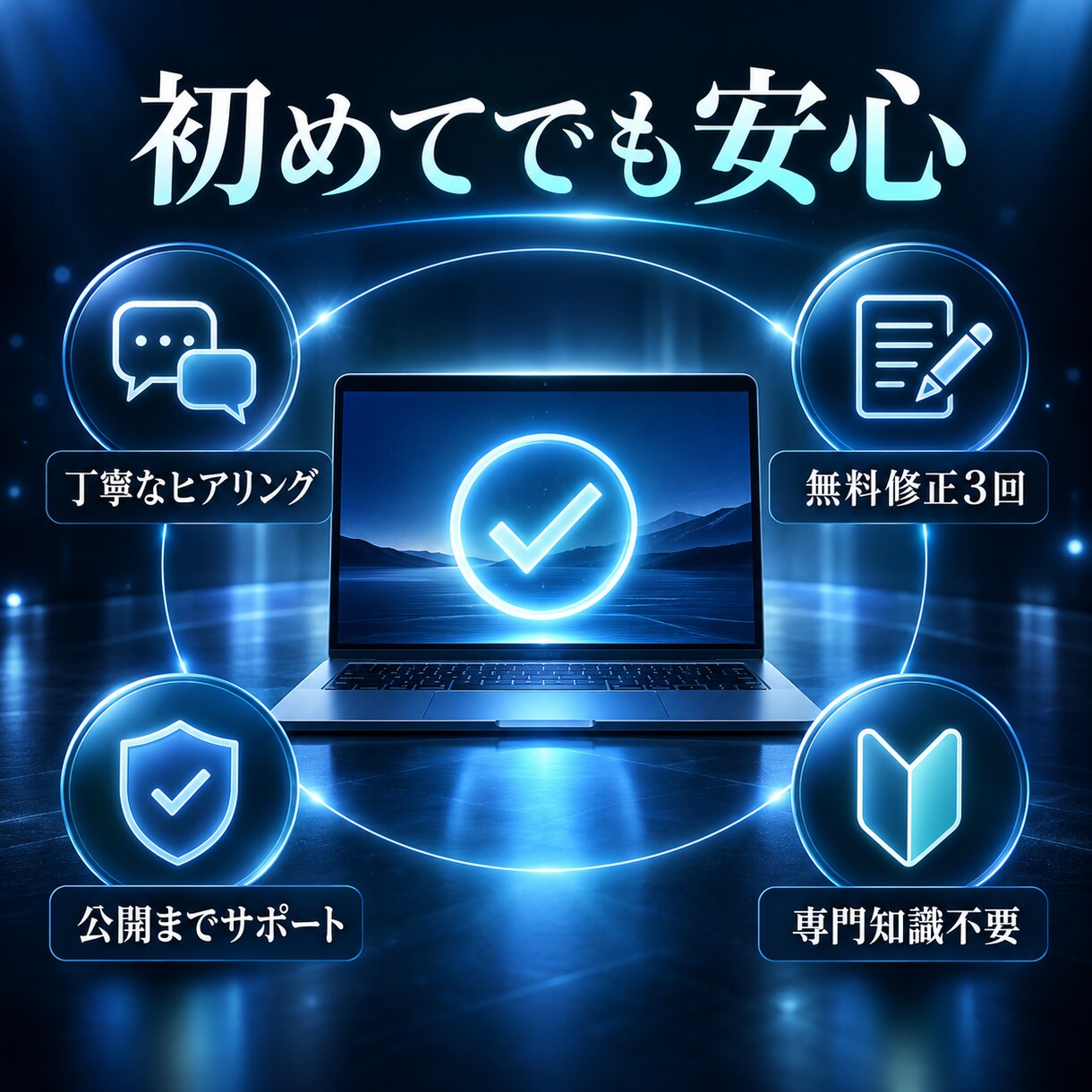 あなたの理想を形にするHPを制作します スマホ対応・SEO対策・お問い合わせフォームまで標準装備 イメージ3