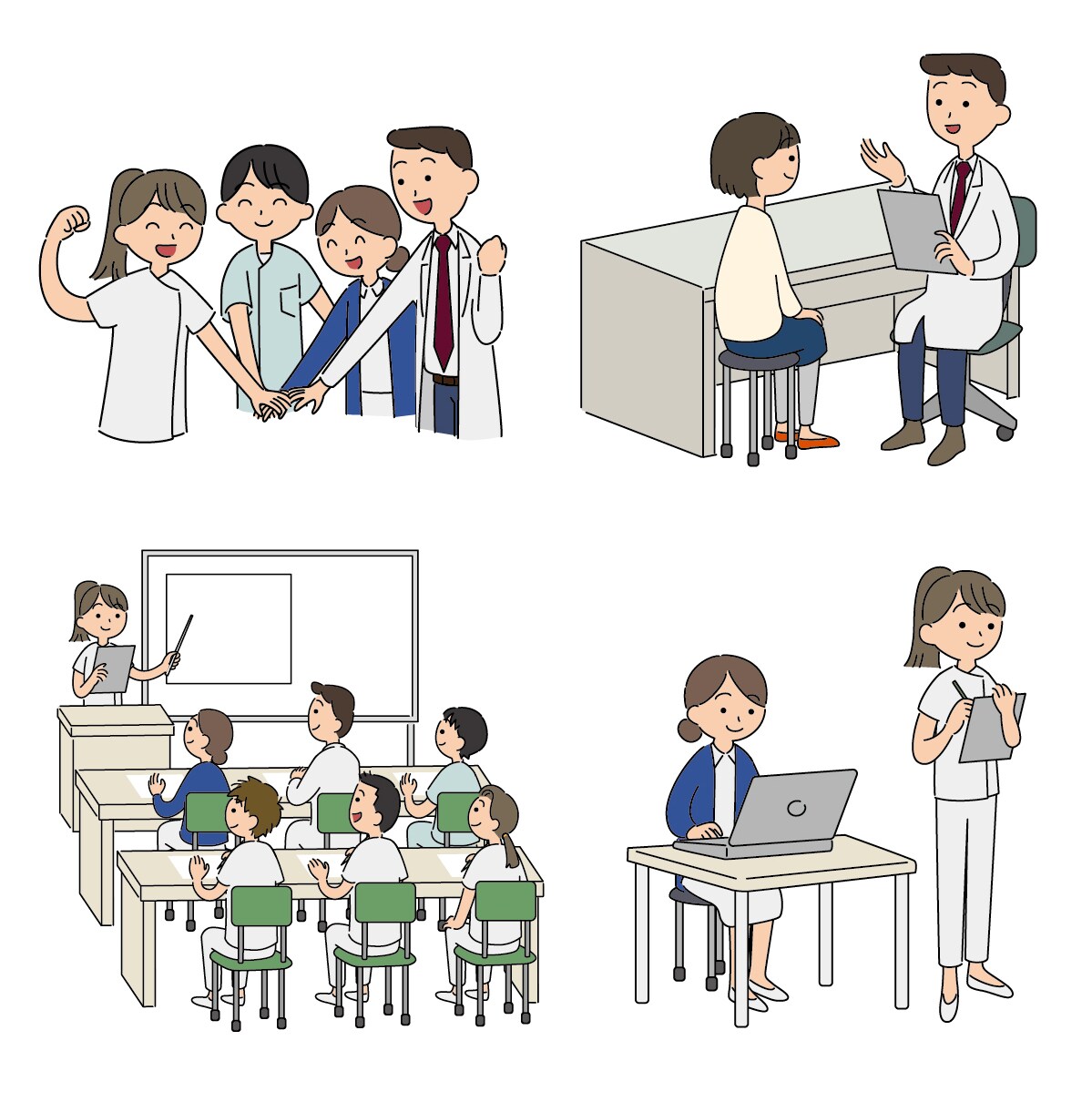 イラスト作成します ポップな人物・動物・背景イラストを制作いたします イメージ6