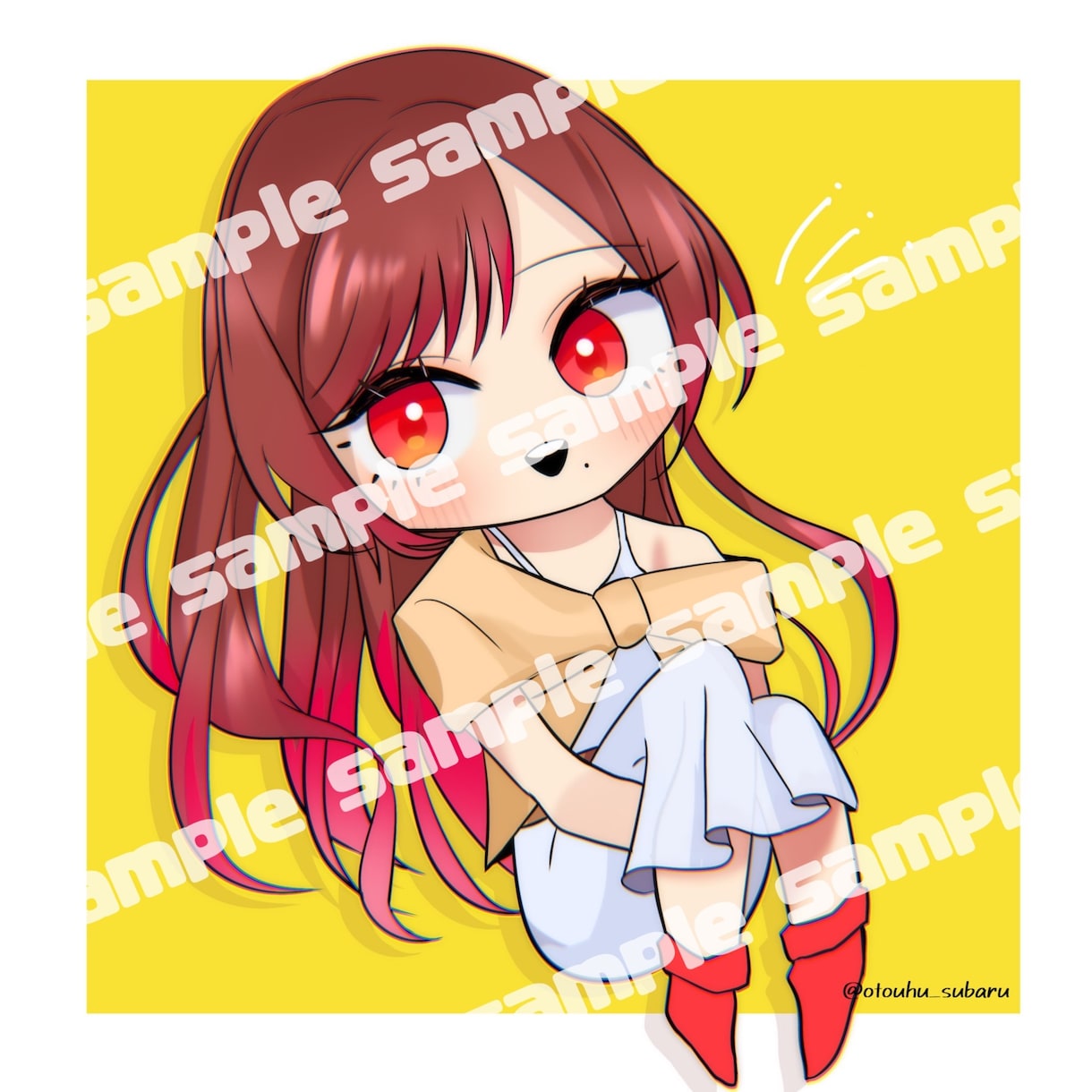 SNSなどのあなただけアイコン描きます デフォルメや等身サイズなど様々なサイズに対応致します！ イメージ6