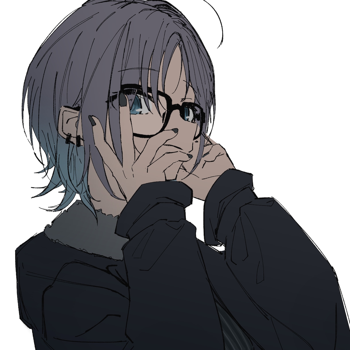 アイコンイラスト作成します アニメ調、厚塗り調、あなたのお好みに。 イメージ8