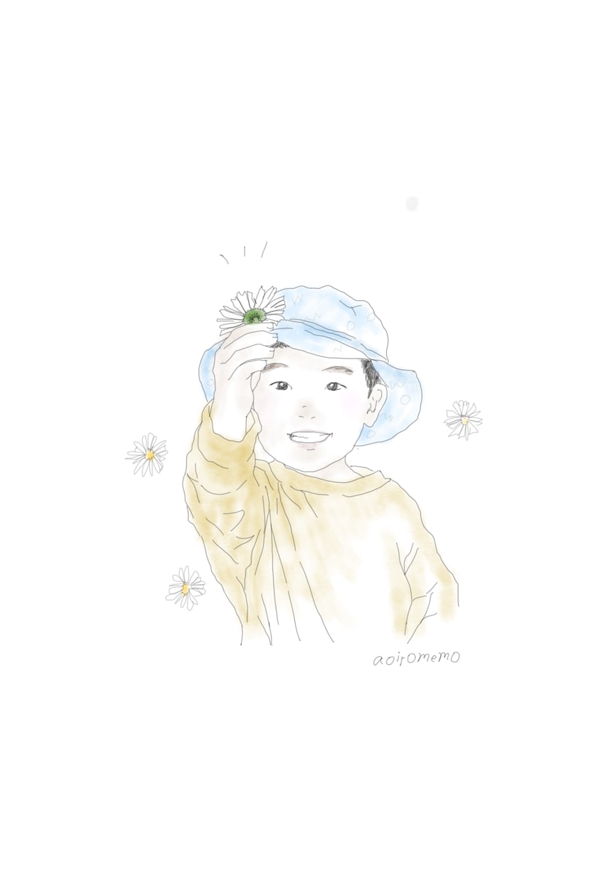 写真から優しい鉛筆タッチの似顔絵を描きます 何気ない一枚を、やさしい思い出に変えます イメージ8