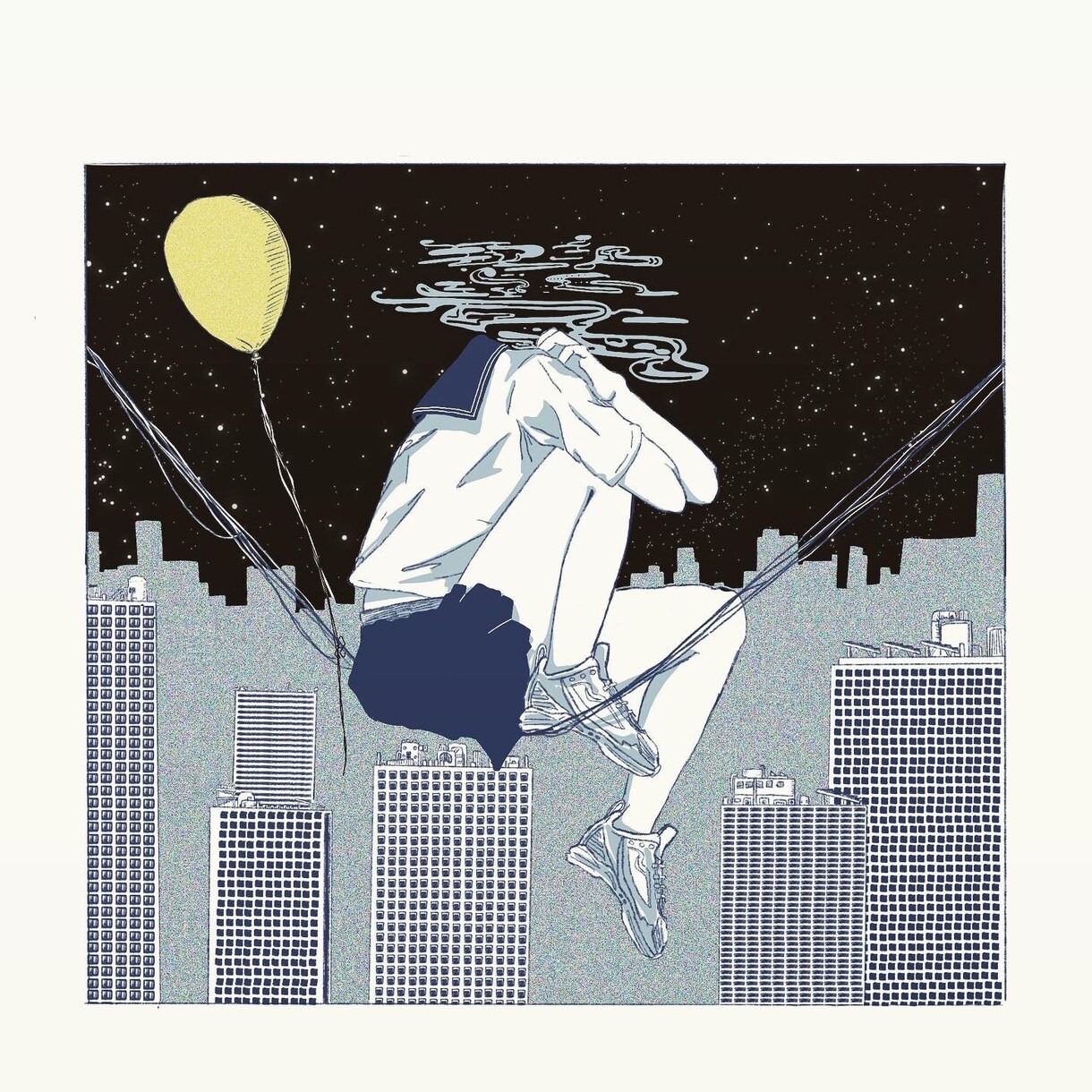 音楽のジャケットのイラスト制作致します CDジャケットやアイコン等の制作を致します。 イメージ7