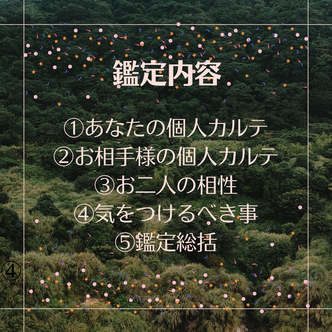 恋愛相性診断の決定版！結婚相性も含めて鑑定します ただの相性診断では終わらない、幸せになるためのカルテ イメージ2
