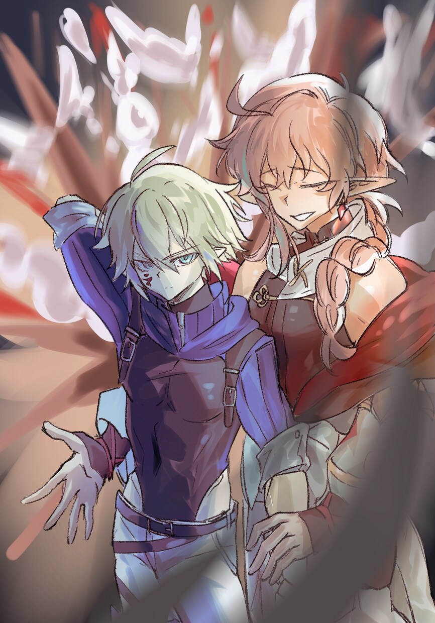 格好いい少年イラストを描きます アイコン､立ち絵､､一枚絵全般受け付けます。 イメージ7