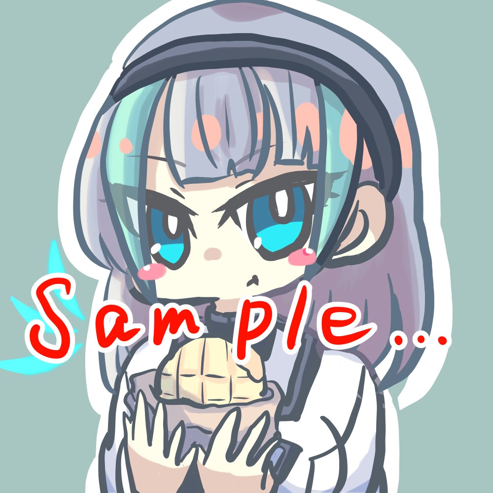 ポップなバストアップアイコン描きます 漫画チックな可愛い絵柄です！SNSやブログなどにどうぞ！ イメージ2