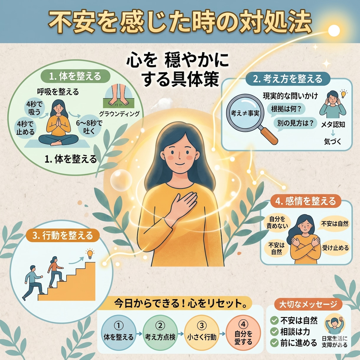 不安な感情に対処するスキルをお伝えします 国家資格✖️経験10年以上のプロが伝授する実践的な対処スキル イメージ1