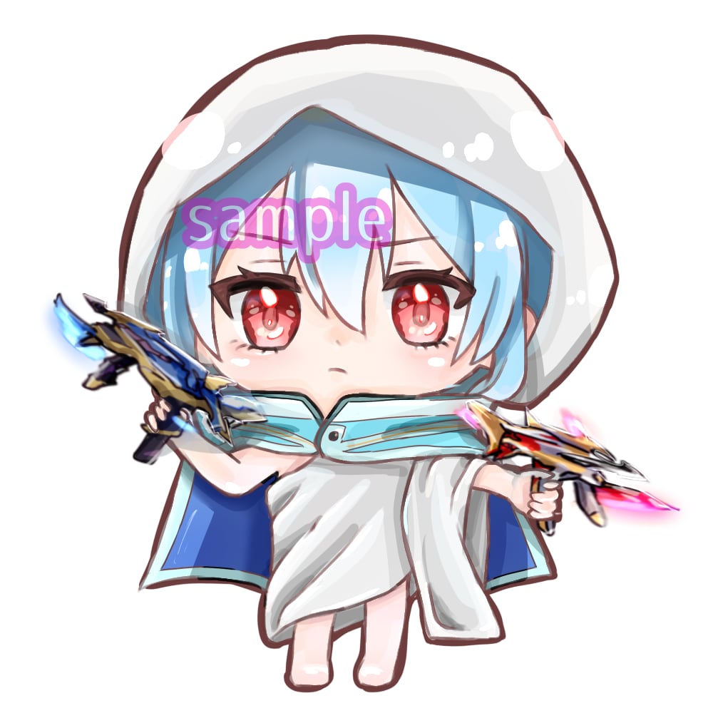 即日納品可能❕ミニキャライラストを描きます かわいい系から病み系まで得意としております。 イメージ2