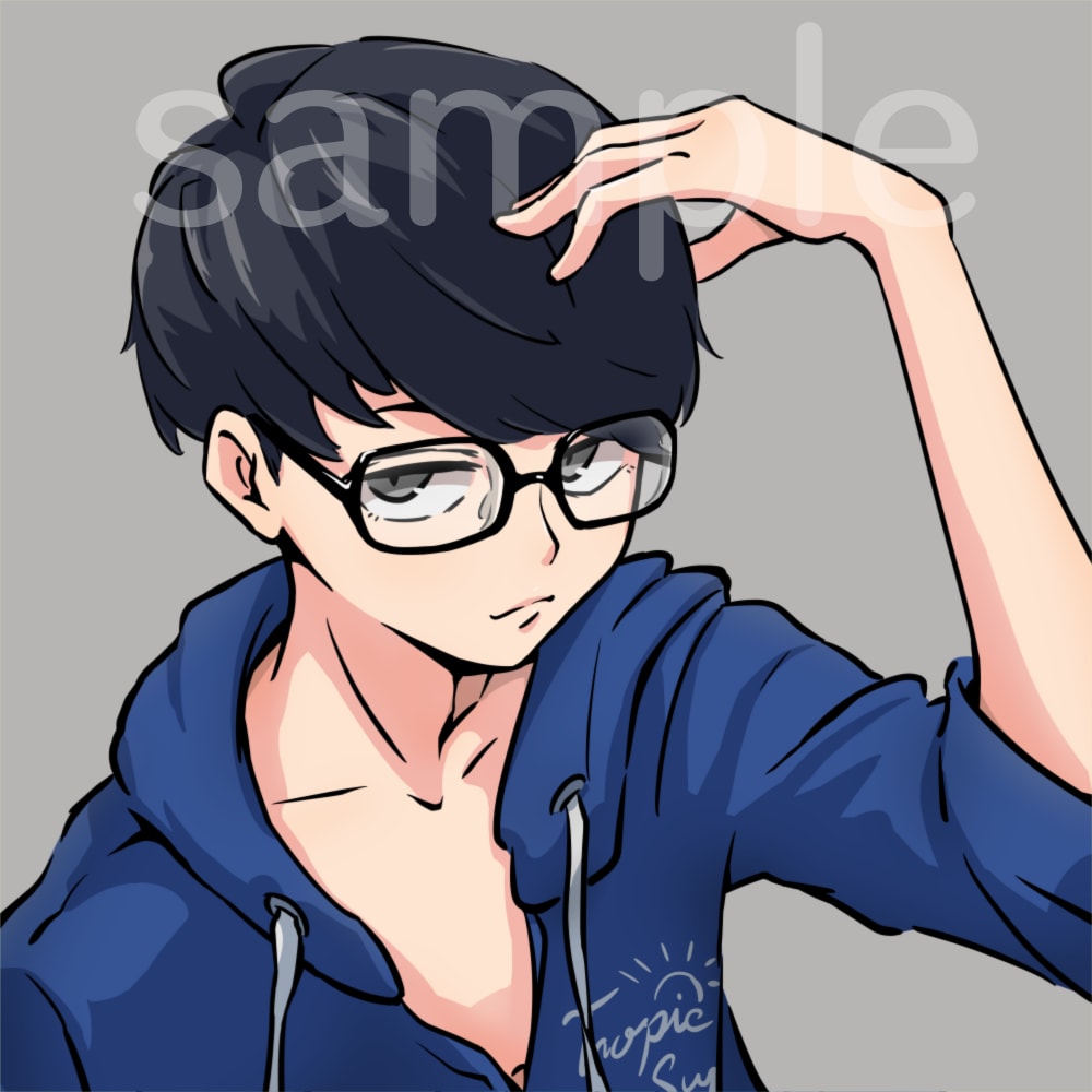 オリジナルアイコンを作成します 目を引くイラスト！SNSやブログのアイコンにどうぞ！ イメージ5