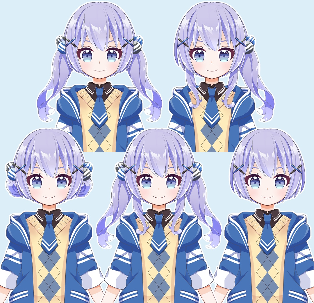 立ち絵／Live2D用パーツ分けイラスト描きます Vtuber、IRIAM、TRPG/ゲームなど利用できます！ イメージ8
