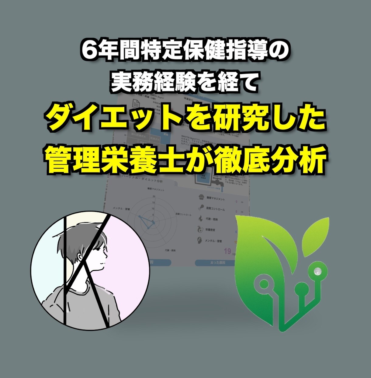 太る原因診断｜管理栄養士が生活習慣を分析します 【無料診断あり】太る原因を見える化して改善へ イメージ6