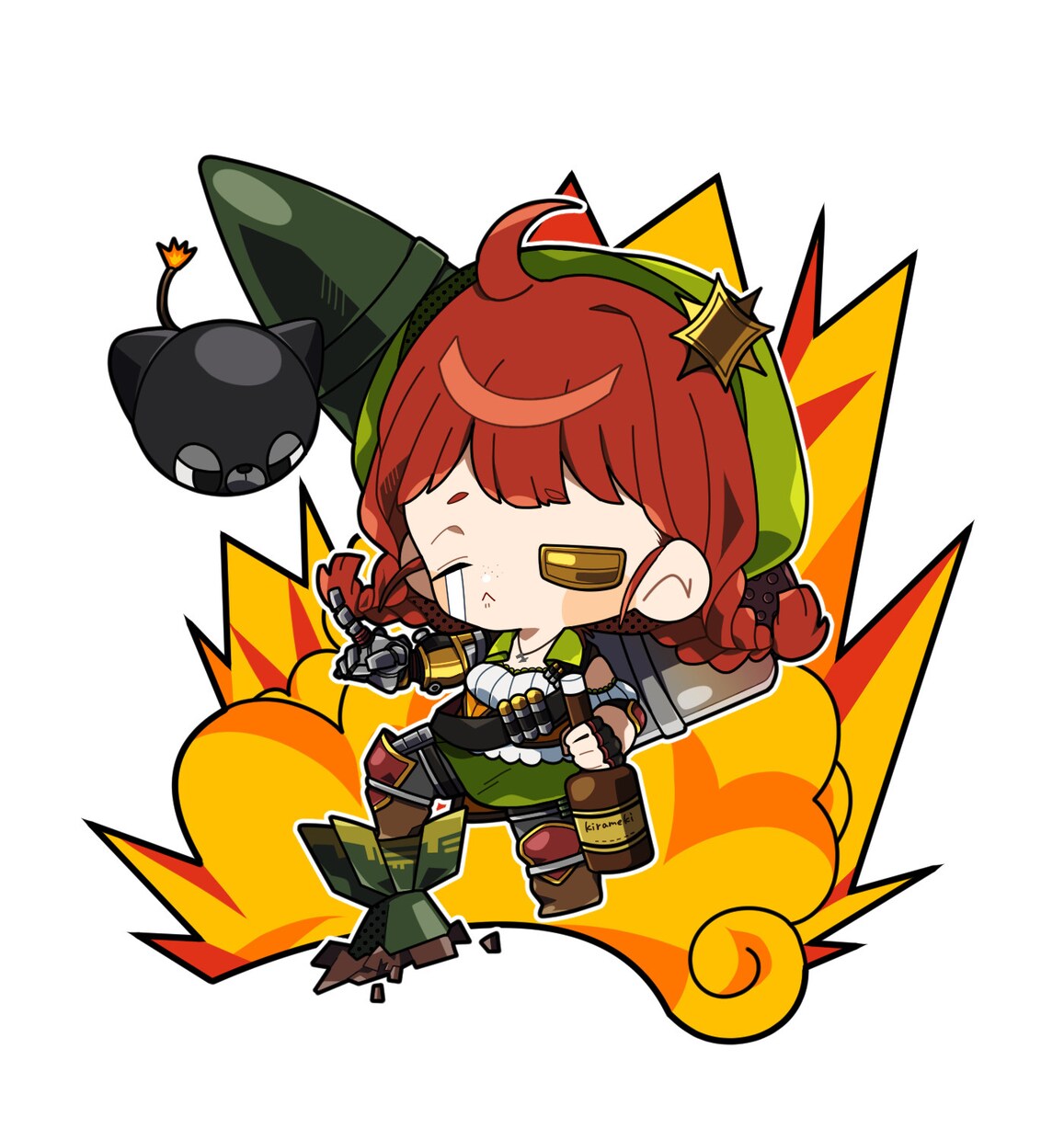 ポップで元気なデフォルメイラストを提供致します グッズやサムネイルのアクセントに！ イメージ8
