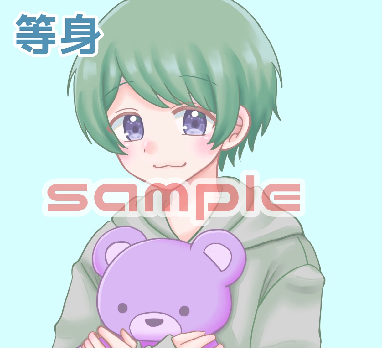 優しいSNSアイコン作成致します ほんわか優しい雰囲気のイラストをお描きします。 イメージ6