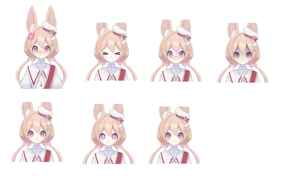 オーダーメイドで丁寧にVtuberお作りします デザイン+イラスト+Live2D イメージ2