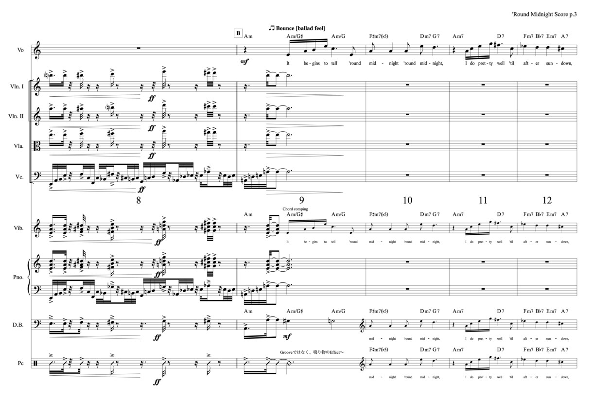 編曲〜弦・管のvoicingをお教えします 2声からJazz Big Band, オーケストラまで イメージ5
