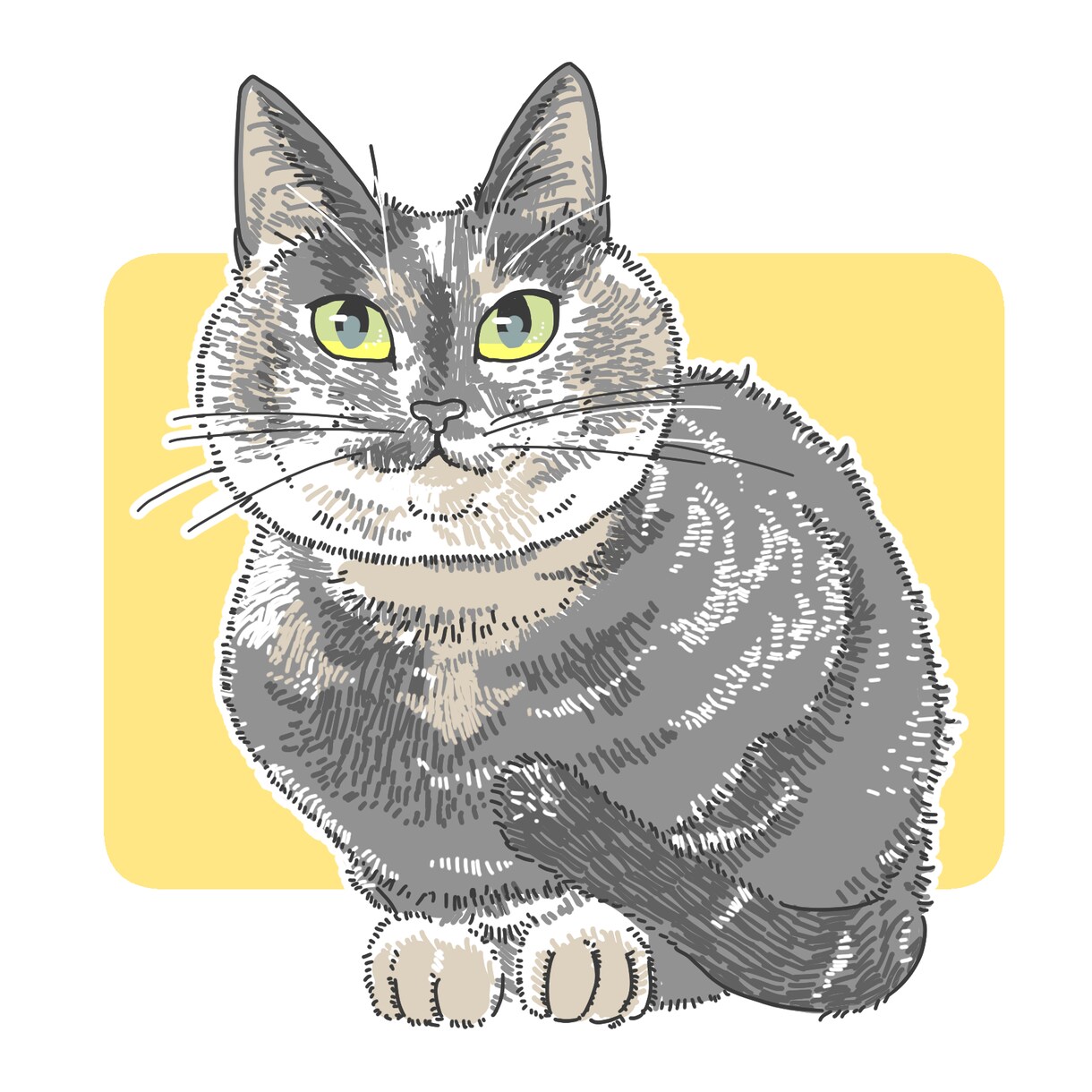 ペットの似顔絵お描きします デフォルメ調のポップなイラストです！ イメージ3