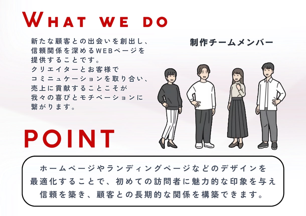動きのあるオシャレなホームページ制作します 『デザイン』重視の方にオススメです♪ イメージ5