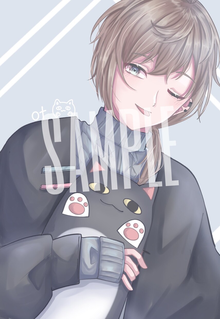 商用利用込◎イラスト制作します アイコン･サムネ･歌みたなんでも◎ポップでかわいく！ イメージ4