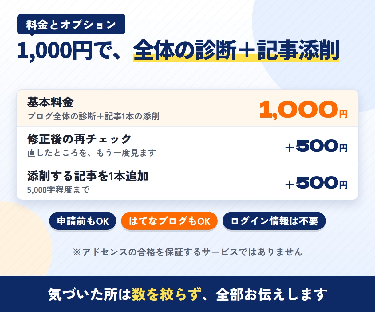アドセンス審査落ちの原因を記事添削つきで診断します 有用性の低いコンテンツで落ちた方へ｜申請前もOK イメージ6