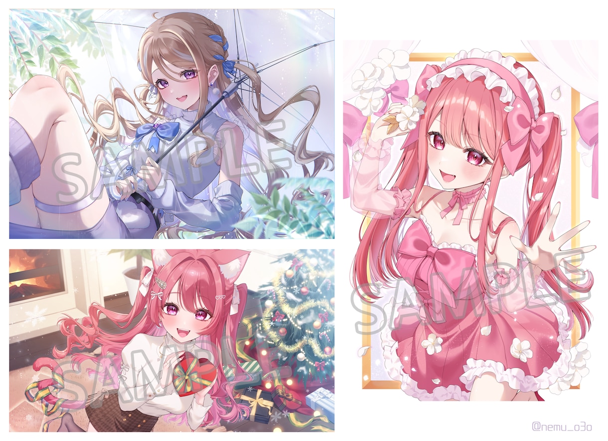 立ち絵や一枚絵、ミニキャラ等を描きます 可愛く且つ綺麗めのイラストを描きます イメージ5