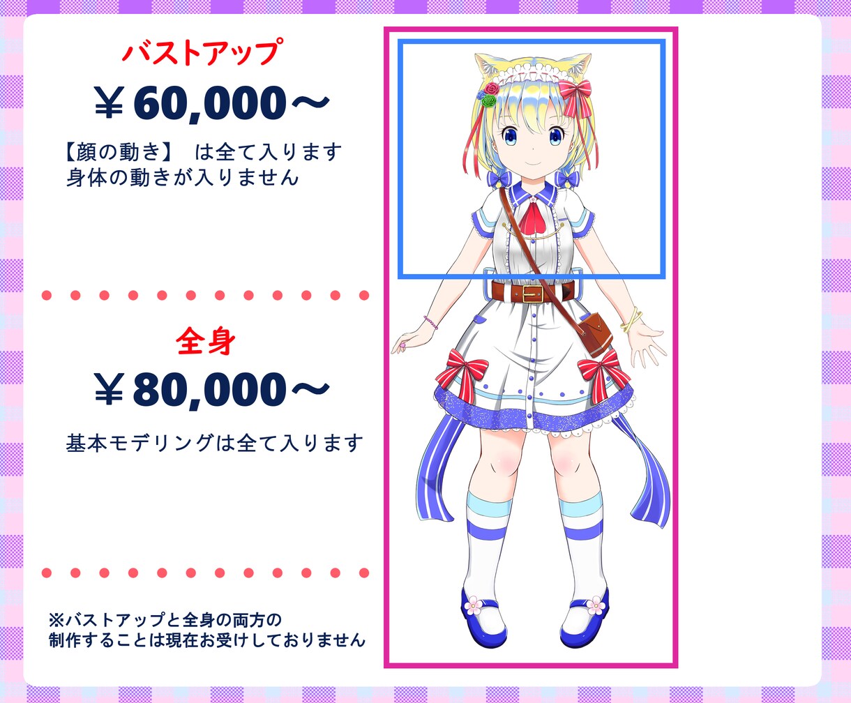 Vtuberのデザイン及びLive2D作成をします これから始める人。新規衣装が欲しい人など イメージ5