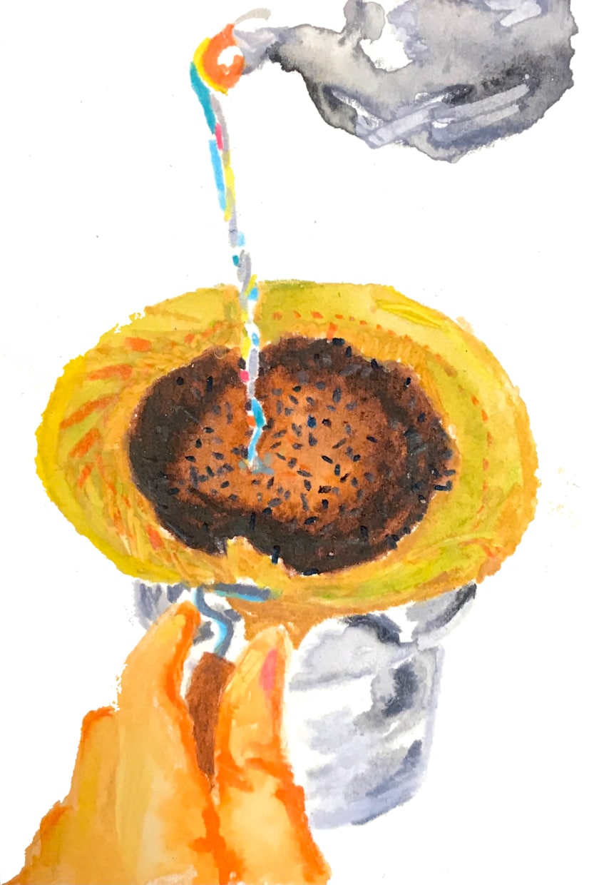 世界に一つの手描きで優しい水彩似顔絵を描きます SNS用バナーやアイコンやショップカード・名刺用イラストにも イメージ7