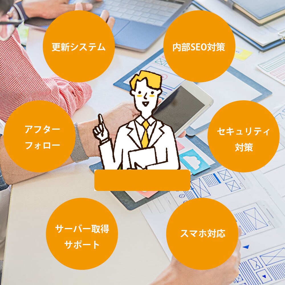 お客様にあったWEBサイトを作成します 実績1000社以上！ご提案できる内容がたくさんあります！ イメージ1