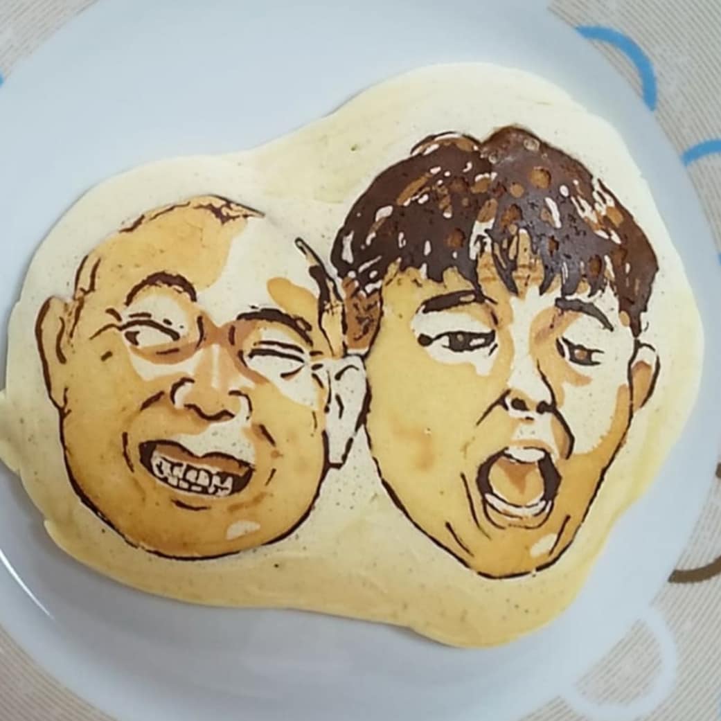 パンケーキに似顔絵描きます パンケーキアートで似顔絵イラストを描き、撮影します！ イメージ5