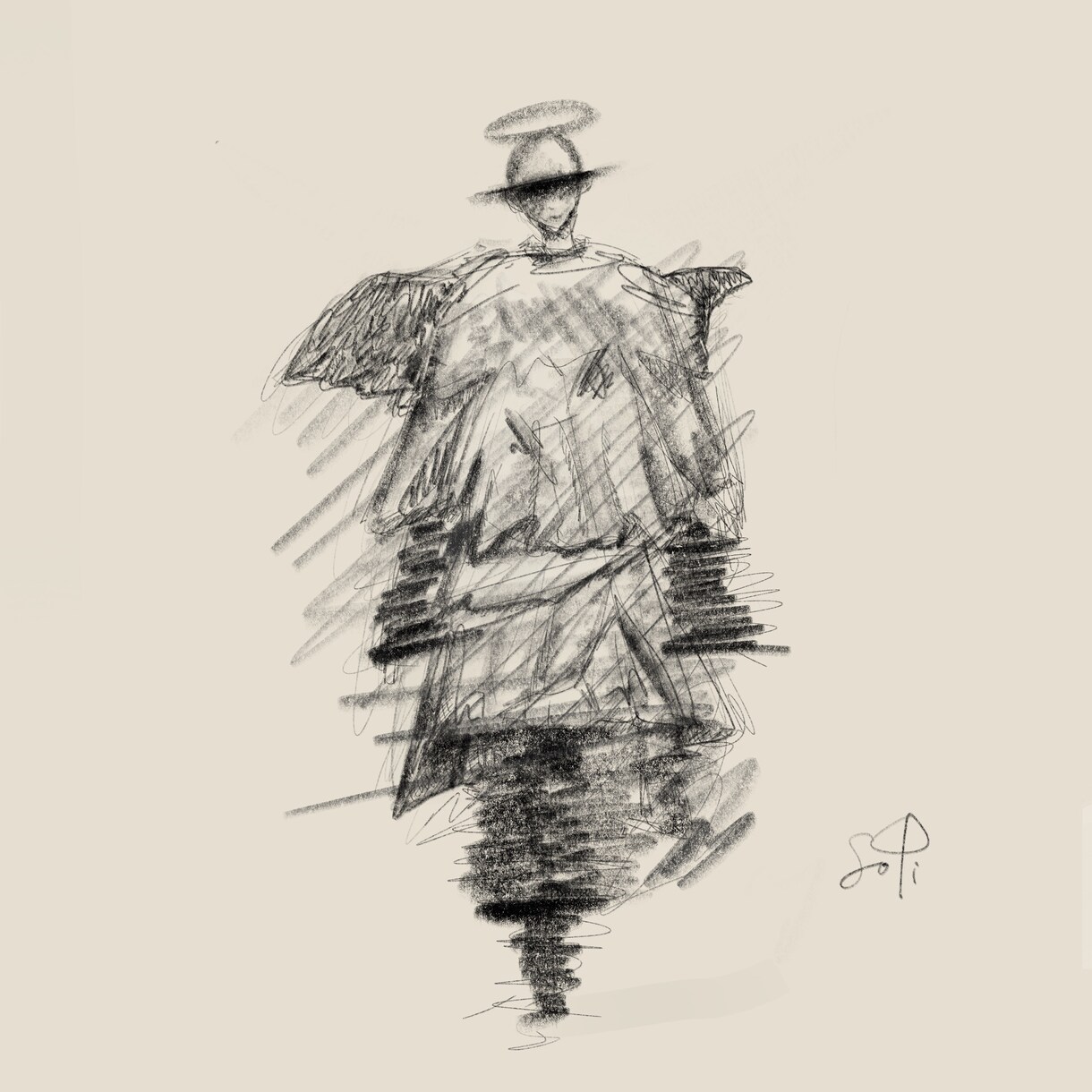 独特な画風でオリジナルのイラストを描きます 不思議な発想力で不思議な絵を描いてます イメージ6
