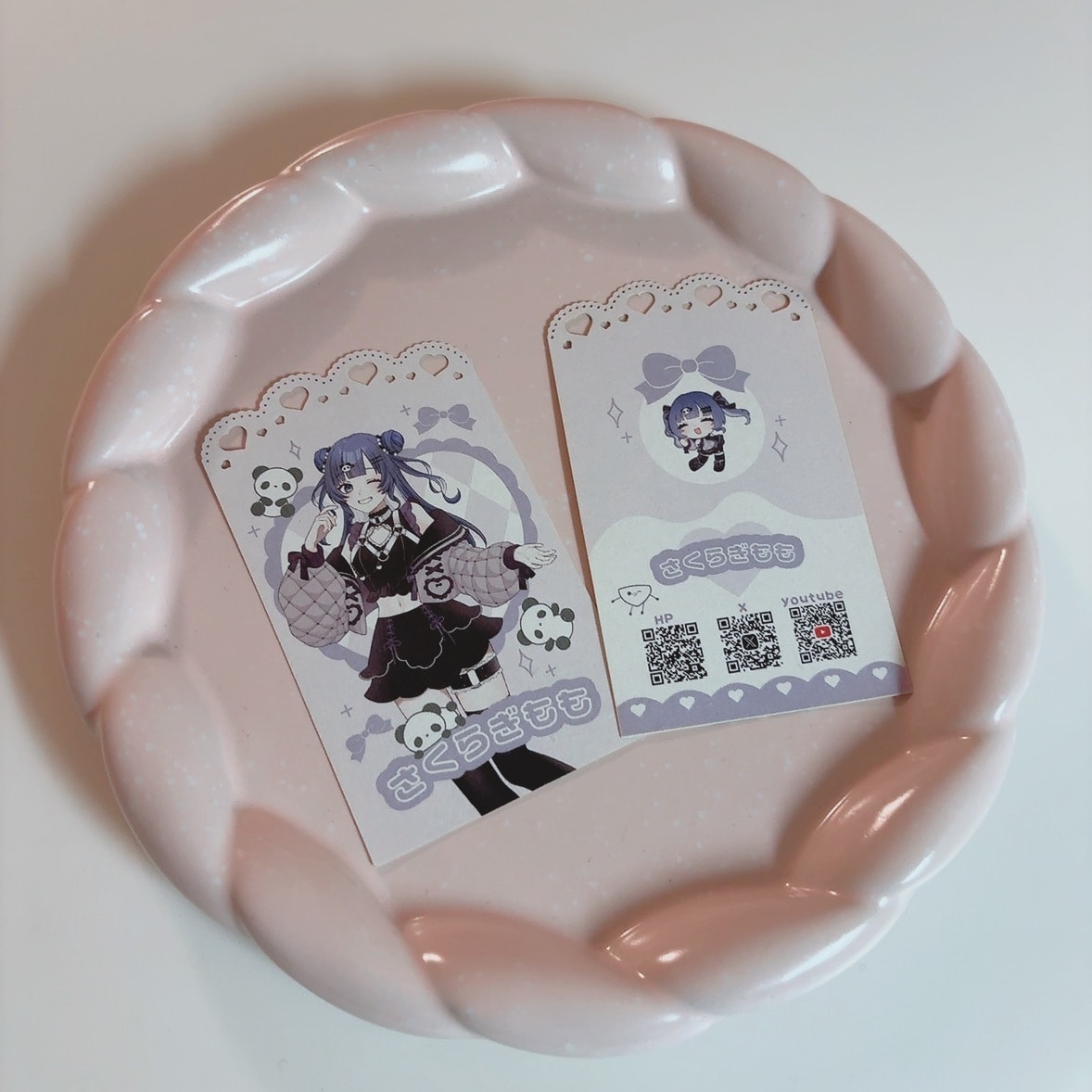 ゆめかわ名刺・ショップカードデザインします 世界観が伝わる“かわいい名刺・カード”をお作りします♡ イメージ6
