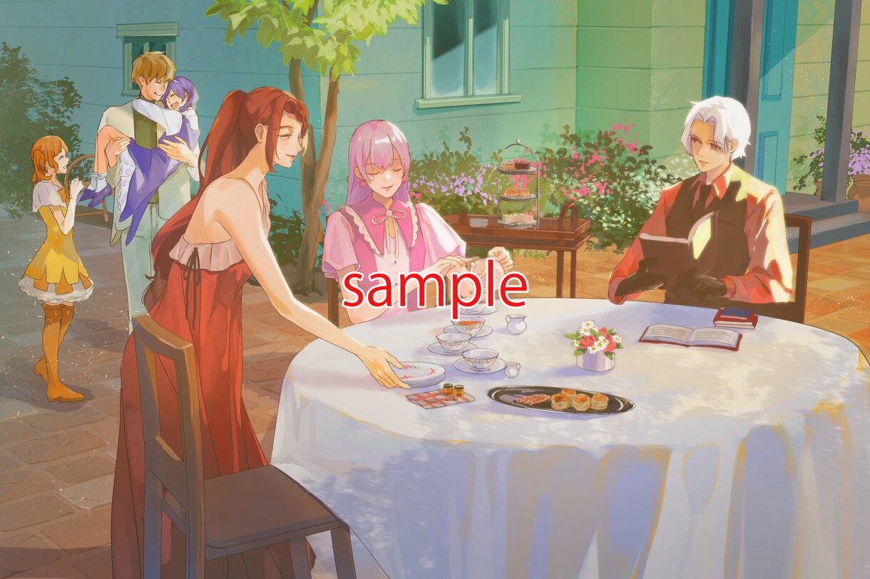 初回につき値下げ中⭐︎一枚絵イラスト描きます 挿絵、動画背景、SNSヘッダー、TRPG用など イメージ7
