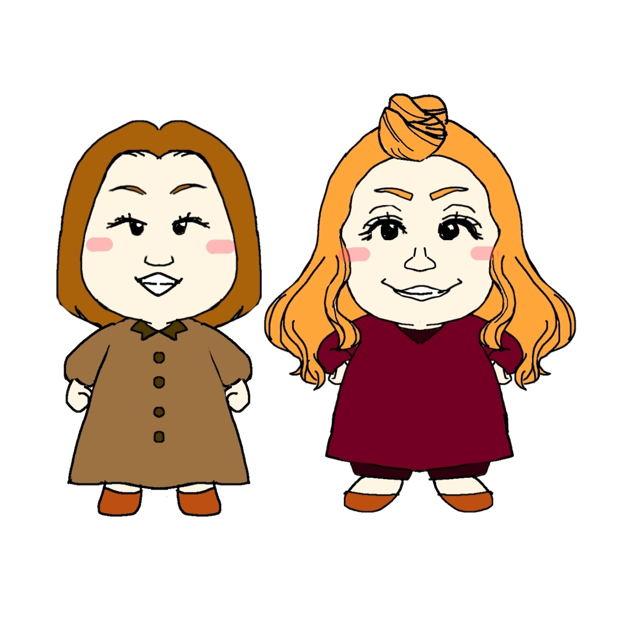 アイコンや名刺に☆似顔絵をデジタルで描きます 使い方色々！ポップなデジタル似顔絵 イメージ1