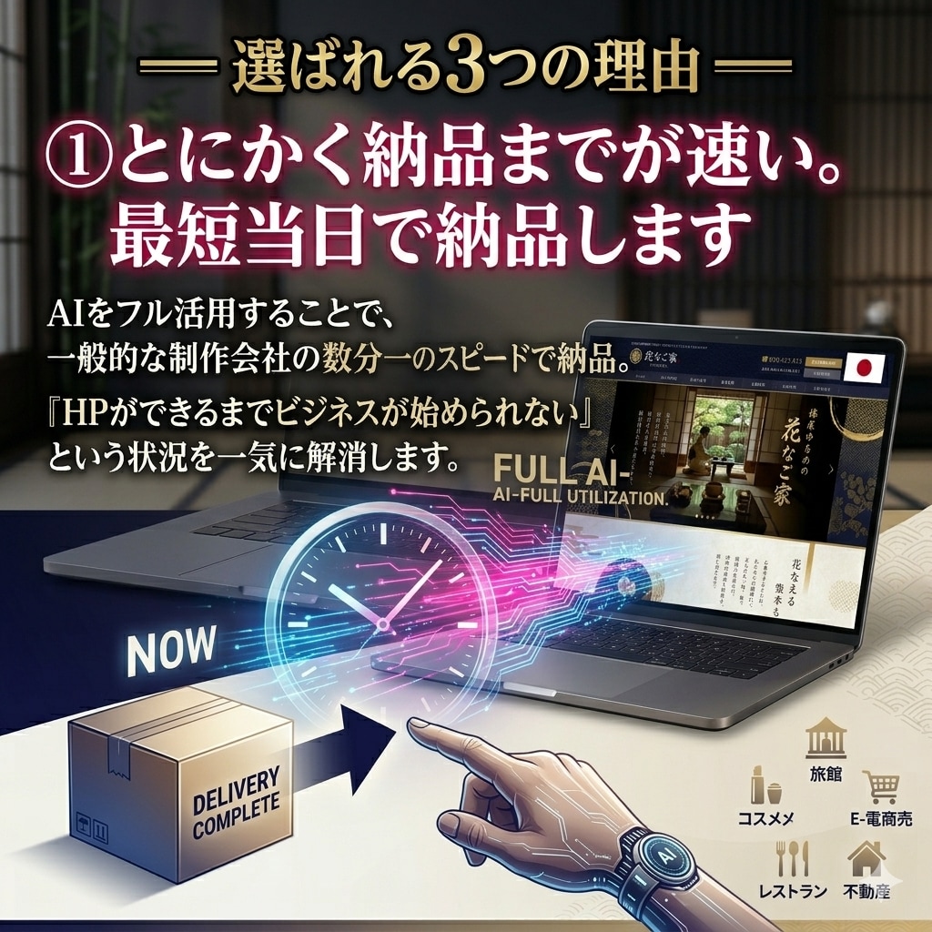 その場で話しながらHP/LPのモック作成します その場でモックを作成し後日HP/LPを納品、公開までやります イメージ2