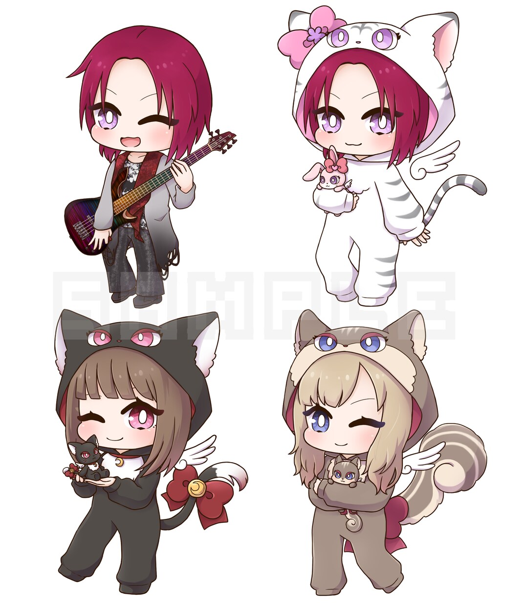 かわいいアイコン用などのイラスト描きます 女の子や動物など可愛いイラストが欲しい方へ！ イメージ9