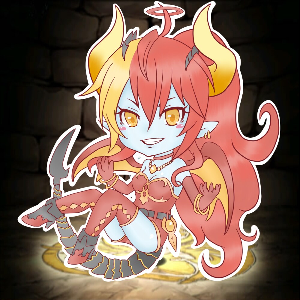 パズドラモンスト白猫などのデフォルメキャラ描きます SNSで使えるアイコン描きます！デフォルメキャラを書きます イメージ3