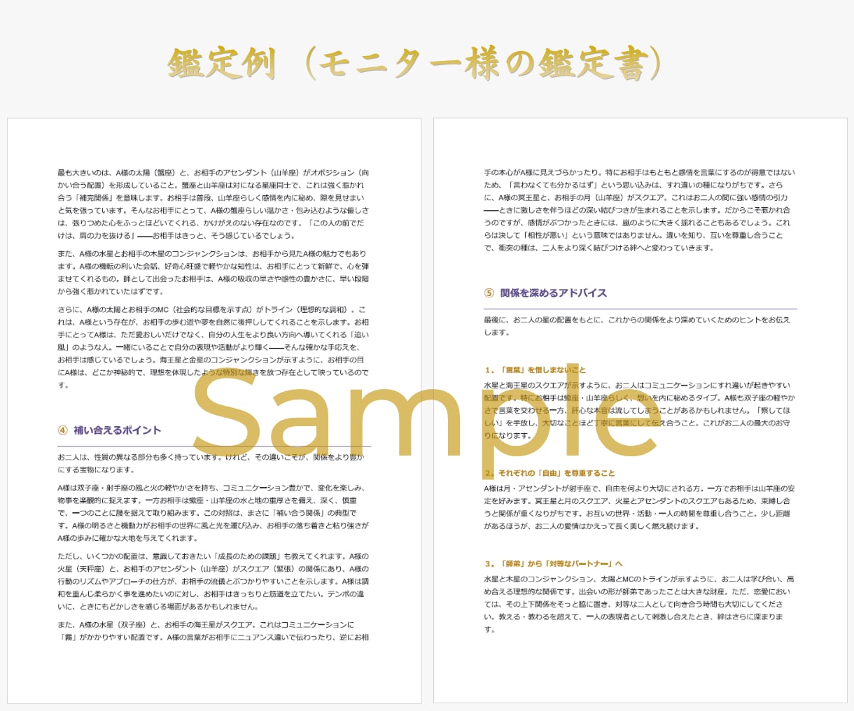 大ボリューム4000字✨2人の絆を深く読み解きます 占星術による相性鑑定で2人だけのコミュニケーション術がわかる イメージ9